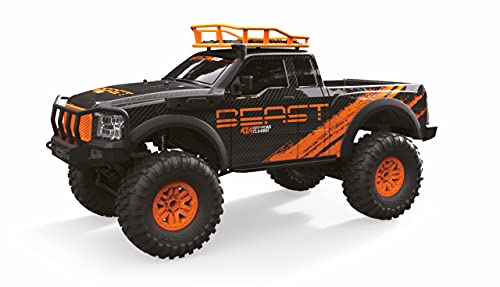 Amewi Climbing Beast Pick-Up Crawler 4WD 1:10 RTR, schwarz-orange, 22529 von Amewi