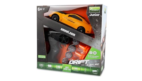 Amewi Drift Sport Car 4WD 1:24 RC ferngesteuert RTR gelb von Amewi