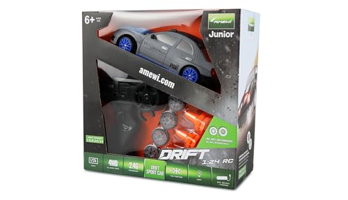 Amewi Drift Sport Car 4WD 1:24 RC ferngesteuert RTR grau von Amewi