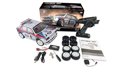 Amewi Hyper Go Lancia Delta HF Integrale Rallye/Drift 4WD RC ferngesteuert 1:14 RTR, Weiß von Amewi