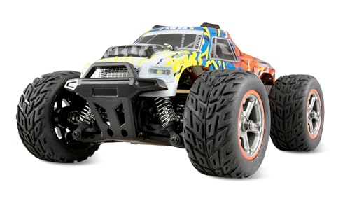 Amewi MAX20 Monstertruck Brushed 50km/h 4WD 1:20 RTR blau/orange RC ferngesteuert Amewi MAX20 Monstertruck Brushed 50km/h 4WD 1:20 RTR blau/orange RC ferngesteuert von Amewi