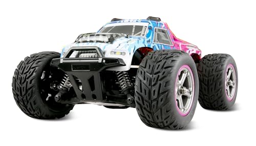 Amewi MAX20 Monstertruck Brushed 50km/h 4WD 1:20 RTR blau/pink RC ferngesteuert Amewi MAX20 Monstertruck Brushed 50km/h 4WD 1:20 RTR blau/pink RC ferngesteuert von Amewi