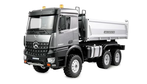 Amewi Mercedes-Benz Arocs Kipper 6x6 1:14 RTR anthrazit, RC ferngesteuert LKW Modell von Amewi