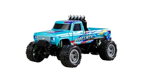 Amewi RC-Monstertruck Die Cast 1:64 RTR blau, Fernsteuerung im Kartenformat Amewi RC-Monstertruck Die Cast 1:64 RTR blau, Fernsteuerung im Kartenformat von Amewi