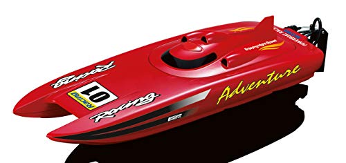 Amewi Rennkatamaran Adventure RC Motorboot RTR 450 mm, Rot von Amewi