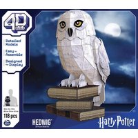 4D Build - Harry Potter, 3D-Puzzle der beliebten Schnee-Eule Hedwig aus hochwertigem Karton, 118 Teile, für Harry Potter Fans ab 12 Jahren von Spin Master International B.V.