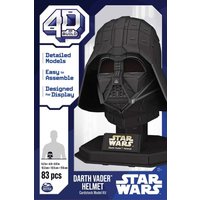 4D Build - Star Wars Darth Vader Helm - detailreicher 3D-Modellbausatz aus hochwertigem Karton, 83 Teile, für Star Wars Fans ab 12 Jahren von Spin Master International B.V.