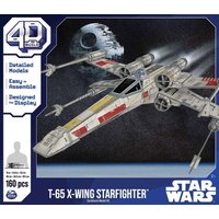 4D Build - Star Wars T-65 X-Wing Starfighter - detailreicher 3D-Modellbausatz aus hochwertigem Karton, 160 Teile, für Star Wars Fans ab 12 Jahren von Spin Master International B.V.