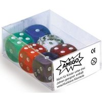 Amigo Spiele - Würfel Transparent W06 Set gem. MBE6 von AMIGO