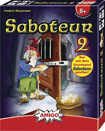 AMIGO 04980 - Saboteur 2, Kartenspiel, Ab 8 Jahren, Blau,grüne von AMIGO