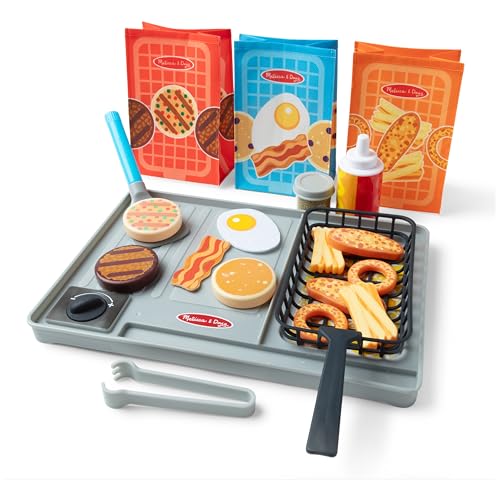 Melissa & Doug Water WOW Grill Spielset - 27-teiliges Spielset mit Grill, Fritteuse, Küchenhelfern und Lebensmitteln mit Farbwechseleffekt für realistisches Rollenspiel, für Kinder ab 3 Jahren Melissa & Doug Water WOW Grill Spielset - 27-teiliges Spielset mit Grill, Fritteuse, Küchenhelfern und Lebensmitteln mit Farbwechseleffekt für realistisches Rollenspiel, für Kinder ab 3 Jahren von Amigo Spiel und Freizeit
