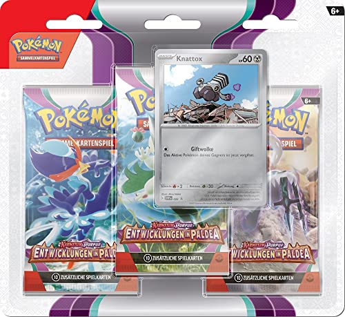 Pokémon (Sammelkartenspiel), PKM KP02 3-Pack Blister DE MBE6 von Pokémon