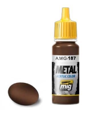 AMMO A.MIG-0187 Munition Jet Auspuff gebranntes Eisen Metall Acryl (17 ml), Mehrfarbig von Mig Jimenez