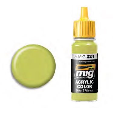 AMMO MIG-0221 Fs 33481 Zinkchromat-gelbe Acrylfarben (17 ml), mehrfarbig von Mig Jimenez