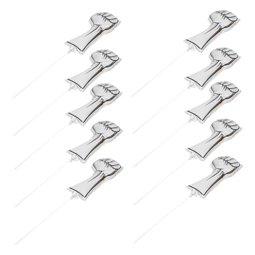 Amosfun 10 Stück Teiliges Aufblasbare Aluminium-folien Cheering Schläger in Faustform für Fußballfans Robustes Sport-deko Teamunterstützung bei Schul Sportveranstaltungen Amosfun 10 Stück Teiliges Aufblasbare Aluminium-folien Cheering Schläger in Faustform für Fußballfans Robustes Sport-deko Teamunterstützung bei Schul Sportveranstaltungen von Amosfun