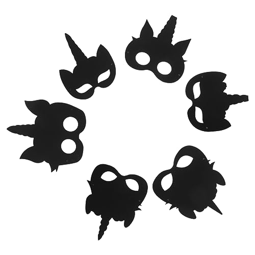 Amosfun 12pcs Kratzmaske Für Partymaske Kratzpapier Halloween-stil Modelliermaske Jungen Und Mädchen Lernspielzeug Amosfun 12pcs Kratzmaske Für Partymaske Kratzpapier Halloween-stil Modelliermaske Jungen Und Mädchen Lernspielzeug von Amosfun