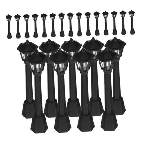 Amosfun 24 Stück Teiliges Miniatur Straßenlaternen Modelllampen Handgefertigte Miniatur Straßenlampen für Modelleisenbahn Puppenhaus Garten Micro Landschaftsdekoration mit Klaren Amosfun 24 Stück Teiliges Miniatur Straßenlaternen Modelllampen Handgefertigte Miniatur Straßenlampen für Modelleisenbahn Puppenhaus Garten Micro Landschaftsdekoration mit Klaren von Amosfun