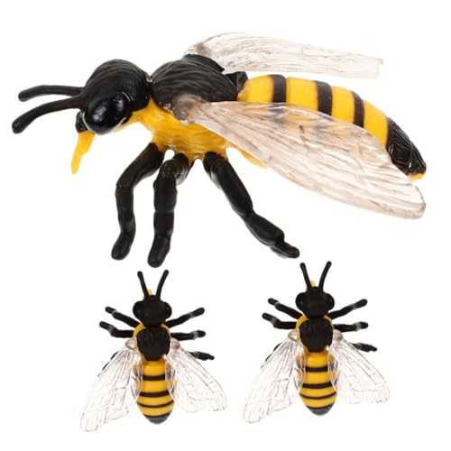 Amosfun 3 Stück Realistische Bienenfiguren mit Detailgetreuer Gestaltung Edukative Tiermodelle für Wissenschaftsprojekte Geburtstagsdeko und Spielerisches Schule Amosfun 3 Stück Realistische Bienenfiguren mit Detailgetreuer Gestaltung Edukative Tiermodelle für Wissenschaftsprojekte Geburtstagsdeko und Spielerisches Schule von Amosfun
