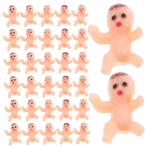 Amosfun 300 Stk Gefälligkeiten Für Die Babyparty Mini-babys Für Babyparty Für Kinder Kleinkinder Kewpie Badewanne Spielzeug Kuchen Verzieren Kinder Dekor Babys Puppen Mini-puppen von Amosfun