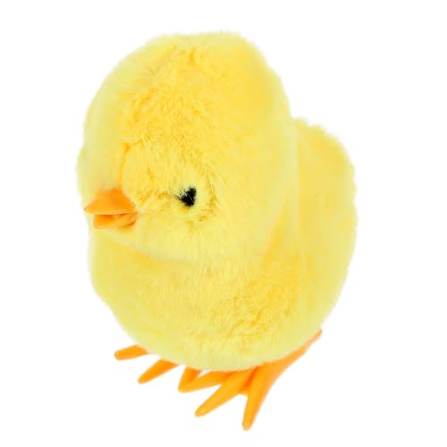 Amosfun 3st Springendes Gelbes Huhn Großes Uhrwerkspielzeug Schraffur -mini-küken Hase Aufziehen Hüpfen Osterkorb Osterküken Spielzeug Für Küken Aufziehspielzeug Yellow Plüsch von Amosfun