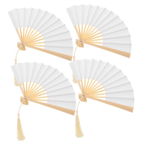 Amosfun 4 Stück Teiliges Miniatur Faltbarer Handfächer Weißer Papierfächer Kompakt Tragbar für Puppen DIY Dekoration Vintage Fotorequisite Klein Elegant Amosfun 4 Stück Teiliges Miniatur Faltbarer Handfächer Weißer Papierfächer Kompakt Tragbar für Puppen DIY Dekoration Vintage Fotorequisite Klein Elegant von Amosfun