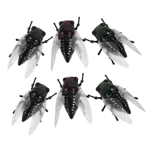 Amosfun 6 Stück Teiliges Realistisches Zikaden Aufziehmechanismus Naturgetreue Insektenfiguren für Interaktives Lernen Familienaktivitäten und Garten-Dekoration Amosfun 6 Stück Teiliges Realistisches Zikaden Aufziehmechanismus Naturgetreue Insektenfiguren für Interaktives Lernen Familienaktivitäten und Garten-Dekoration von Amosfun