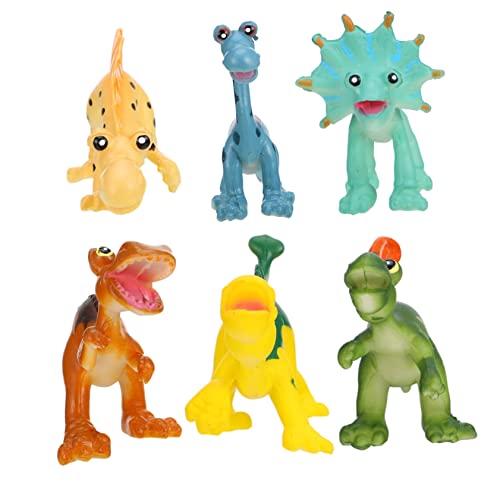 Amosfun 6er Set Dinosaurier Figuren Für Realistische Plastik Dinosaurier Modelle Für Kreatives Spiel Und Tiererkennung Perfekt Für Geburtstagsfeiern Und von Amosfun