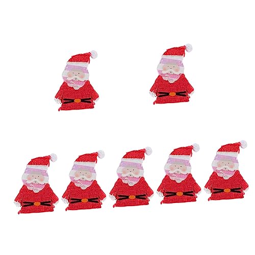 Amosfun 7st Weihnachtspinata Weihnachtsfeier Gefallen Urlaubstaschen Mit Gefüllte Piñata Mini-dekor Geschenkartikel Für Weihnachtsfeiern Mexikanische Piñata Kleine Piñata Papier Rot von Amosfun