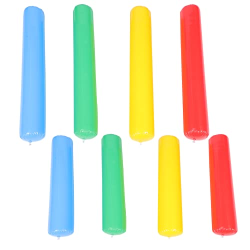 Amosfun 8 Stück Pvc Aufblasbare Stange Kinderspielzeug Aufblasbarer Jubelstab Aufblasbarer Stab Aufblasbares Konzert Jubelstäbe Party Lärmstöcke Aufblasbarer Stab von Amosfun