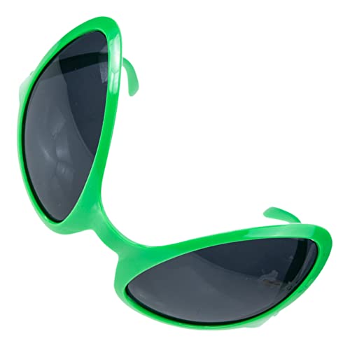 Amosfun Alien-sonnenbrille Brille Für Kinder Außerirdische Brille Grüne Alien-brille Grüne Brille Alien-brille Für Männer Lustige Alien-brille Alien-kostüm Plastik von Amosfun