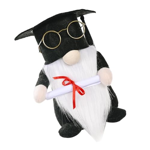 Amosfun GNOME Schmuck Bär Graduierung Plüschtiere Brille Vorschule Graduierung von Amosfun