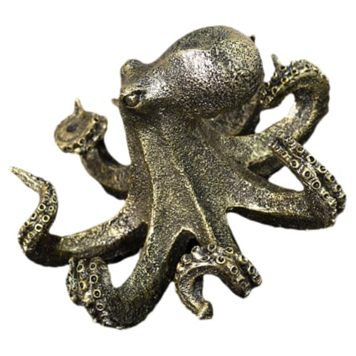 Amosfun Gartendekoration Aus Kunstharz Oktopus Skulpturen Oktopus Decke Halloween Oktopus Statue Halloween Dekorationen Frosch Statue Outdoor Dekorationen Oktopus Figur Aus von Amosfun