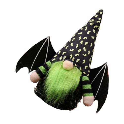 Amosfun Halloween-Gnom Halloween Halloween assecoires Garden Decor kinderzimmerdeko wheinatsgeschenke Gnom-Puppe Zwerge Gnom-Ornament GNOME Dekorationen Stoff Black von Amosfun