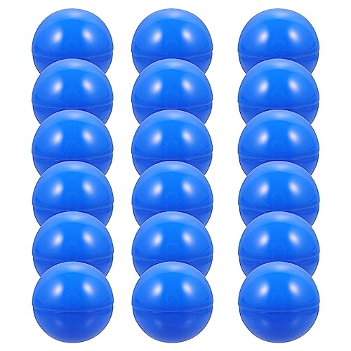 Amosfun Lotterie Ball Lotterie Spielzeug Zubehör Plastikbälle Bingo Spiel Hohlkugel 40MM Party Zubehör 25St von Amosfun