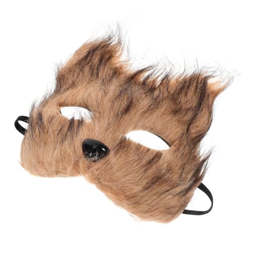 Amosfun Maske Fuchskostüm Halloween Partygeschenk Fuchs Zum Dekorieren Halloween Partydekoration Cosplay Fuchszubehör Halloween Kostüme Halloween Cosplay Kostüme Künstliche Wolle von Amosfun