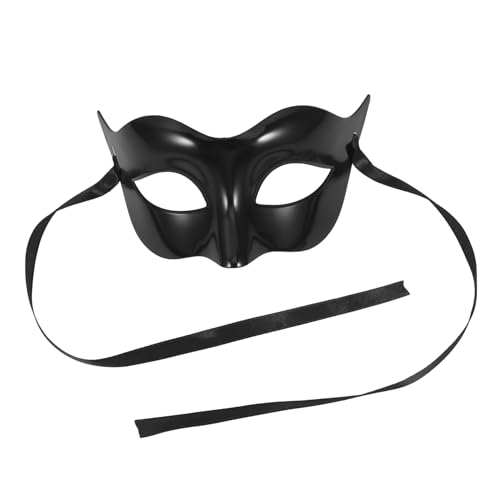 Amosfun Maske Maskerade Halloween Make Up Kostüm Männer Bekleidung Schwarz Kunststoff von Amosfun