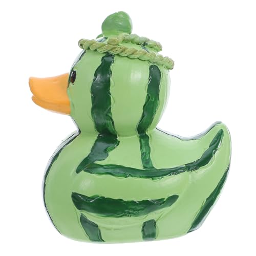 Amosfun Miniatur Wassermelonen Ente aus Resin Farbintensive Sommer Dekofigur mit Fruchtigem Entenmotiv Detailreiche Tisch und Partydekoration als Lustiges Mitgebsel für Strand und Amosfun Miniatur Wassermelonen Ente aus Resin Farbintensive Sommer Dekofigur mit Fruchtigem Entenmotiv Detailreiche Tisch und Partydekoration als Lustiges Mitgebsel für Strand und von Amosfun
