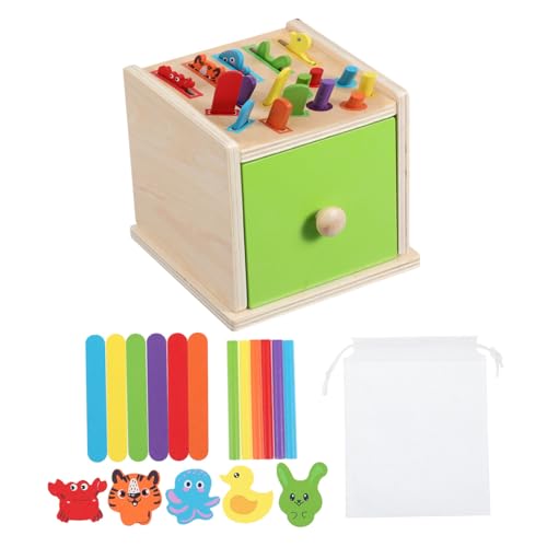 Amosfun Holzspielzeug Zum Sortieren Von Farben Formensortierer Für Kleinkinder Montessori-Spielzeug Feinmotorik Und Farberkennung Amosfun Holzspielzeug Zum Sortieren Von Farben Formensortierer Für Kleinkinder Montessori-Spielzeug Feinmotorik Und Farberkennung von Amosfun