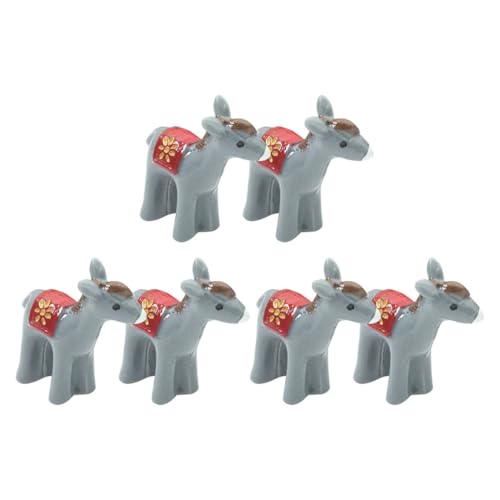 Amosfun Niedliche Miniaturfigur Figur Mini Figuren Aus Harz Niedliche Tier Dekoration Für Garten Mooslandschaften Und Puppenhäuser Kreative DIY Tieraccessoires von Amosfun