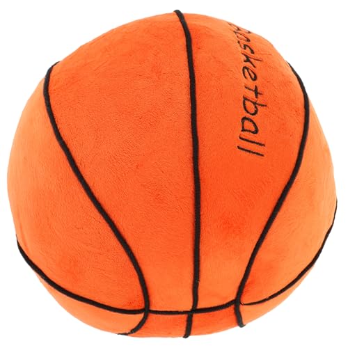 Amosfun Plüsch-basketballspielzeug Auto Netz Federnd Korbball Zappeln Plüsch-basketballkissen Plüschballspielzeug Sportthemakissen Basketballspielzeugkissen Kissen Umarmen Pp Baumwolle von Amosfun