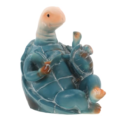 Amosfun Schildkröte Ornament Skulptur Schildkröten Fisch Aquarium Schildkröte Nageldekoration Aquarium Aquarium Zubehör Schildkröte Yoga Figuren Dekorationen Yoga Statue von Amosfun