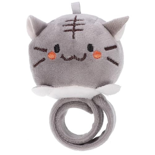 Amosfun Tigerkatzen-sexring Plüsch-slap-band Kuschelige Plüschtiere Schlagarmband Kuscheltiere Armbänder Plüsch-slap-armband Party Bands Löwen-armband Pp Baumwolle Grey von Amosfun