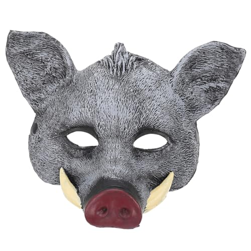 Amosfun Wildschwein-maske Für Halloween Realistische Tiermaske Aus Hochwertigem Pu-material Für Karneval Cosplay Und Gruselige Partys Geeignet Für Erwachsene Amosfun Wildschwein-maske Für Halloween Realistische Tiermaske Aus Hochwertigem Pu-material Für Karneval Cosplay Und Gruselige Partys Geeignet Für Erwachsene von Amosfun