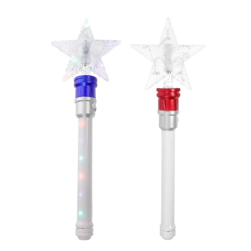 Amosfun Zauberstab, drehbar, aus Kunststoff, mehrfarbig, für Kinder, Party- und Konzertzubehör, leicht und praktisch Amosfun Zauberstab, drehbar, aus Kunststoff, mehrfarbig, für Kinder, Party- und Konzertzubehör, leicht und praktisch von Amosfun