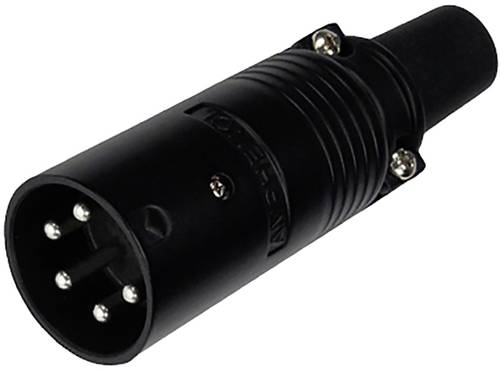 Amphenol EP-5-12B XLR-Steckverbinder Stecker, gerade Polzahl: 5 Schwarz 1St. von Amphenol