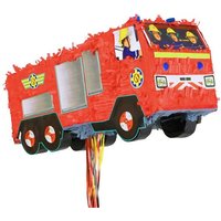 "Feuerwehrmann Sam" Zug-Pinata, 51 cm x 23 cm von Amscan Europe GmbH