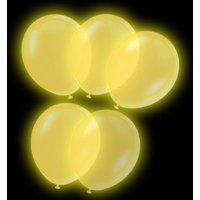 Luftballons LED - 5 Stk, gold leuchtend, 24 h von Amscan Europe GmbH