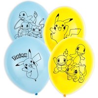 Luftballons "Pokemon", 6er, 27,5cm von Amscan Europe GmbH