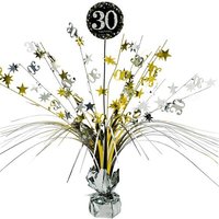 Sparkling Celebr. Tischkaskade 30. Geburtstag, golden, 46cm von Amscan Europe GmbH