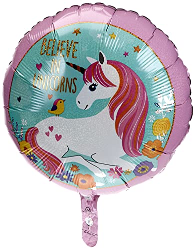 Magical Unicorn Holographic Standard Foil Balloon S40 von amscan